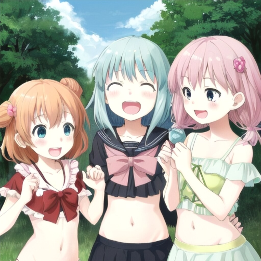 玩耍的女孩