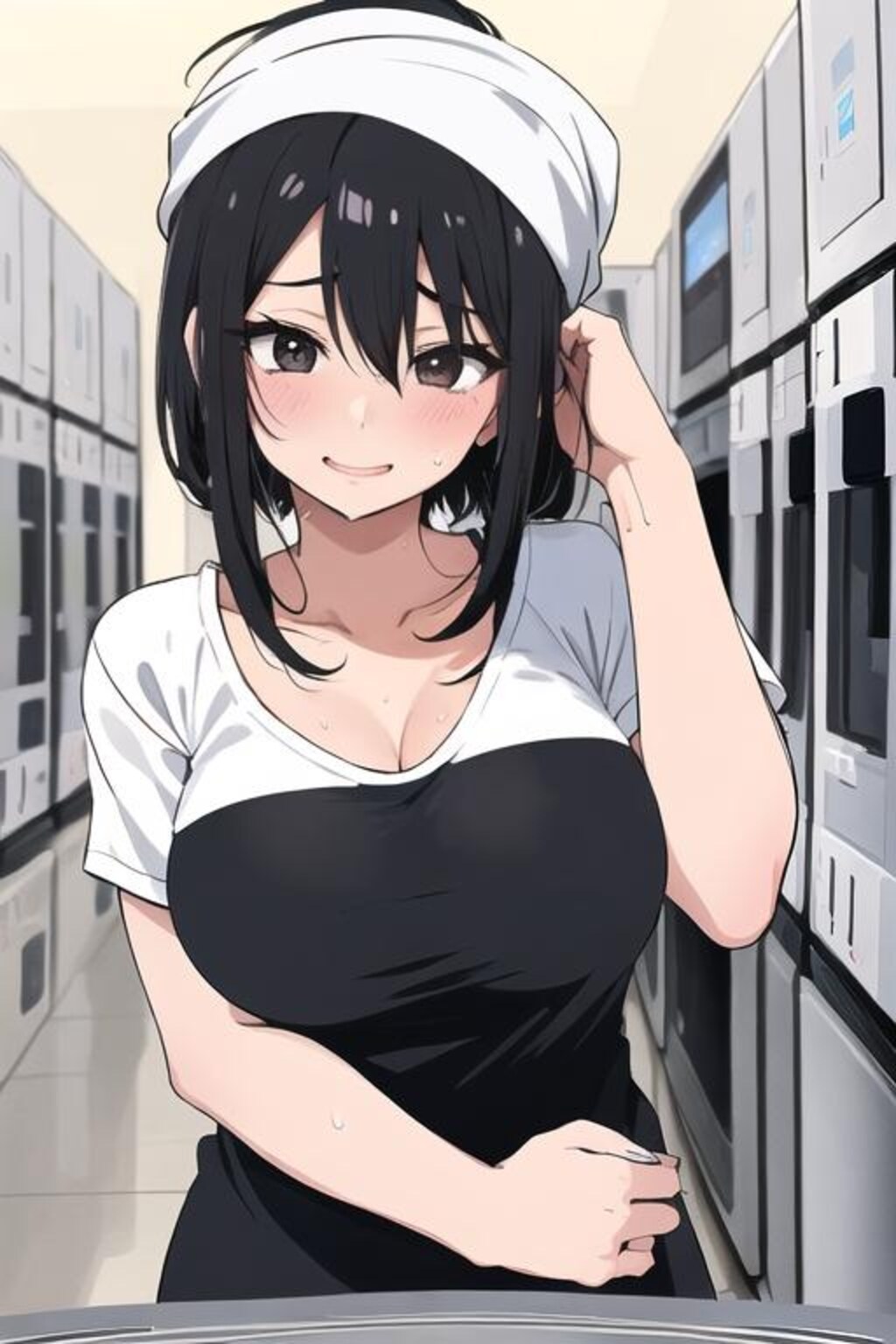 コインランドリーでたまに会う防御の薄いお姉さん