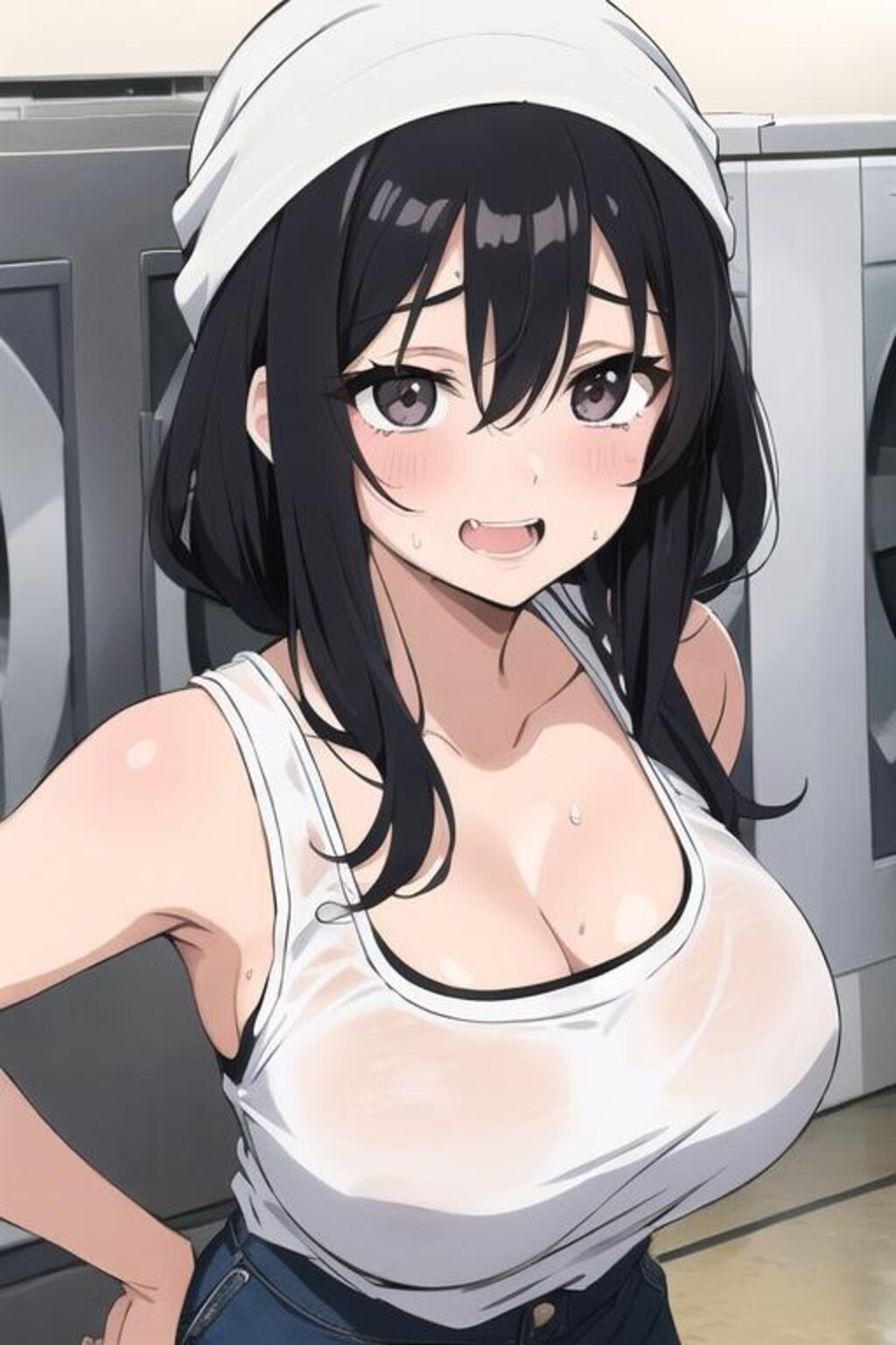 コインランドリーでたまに会う防御の薄いお姉さん