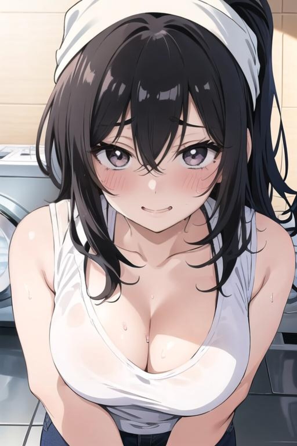 コインランドリーでたまに会う防御の薄いお姉さん