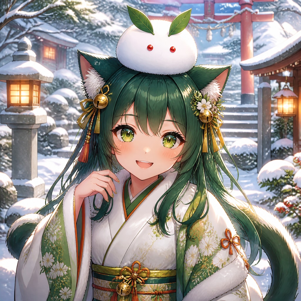 (頭上縛り)153.「ゆ」→「雪うさぎ」鈴九