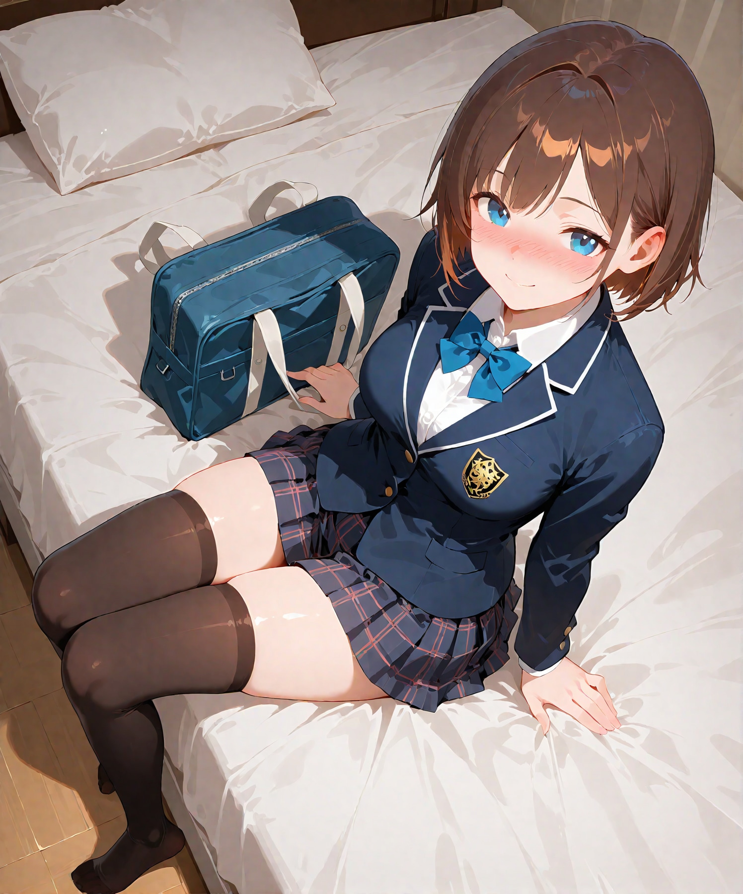 そんなに見つめてどうしたの？ | の人気AIイラスト・グラビア