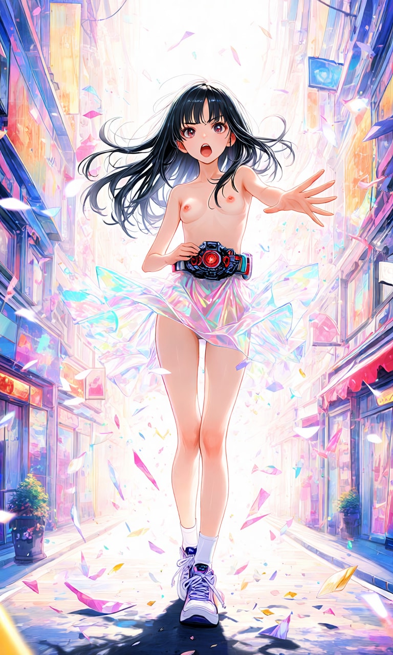 変身が終わるまで待ってて‼
