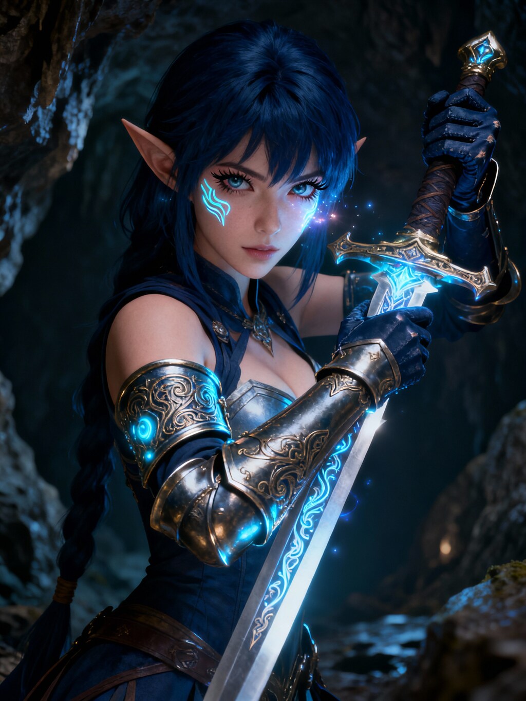 静かに魔力を込めて。