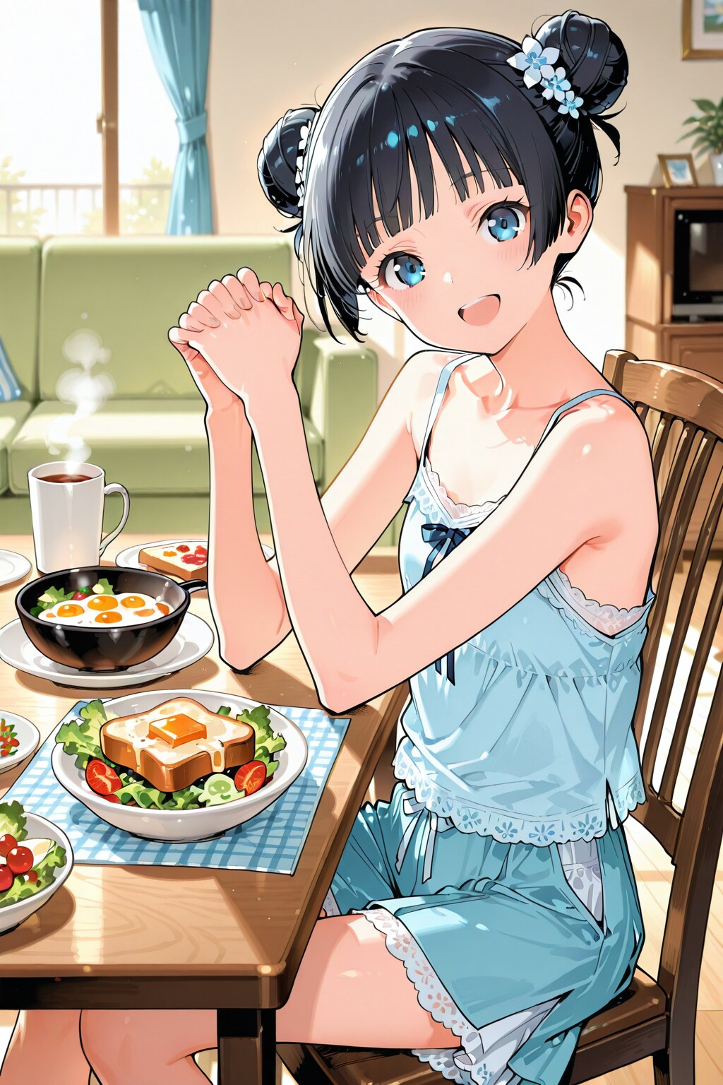 おだんごちゃん🍡✨と朝ごはん🍚✨　6/27