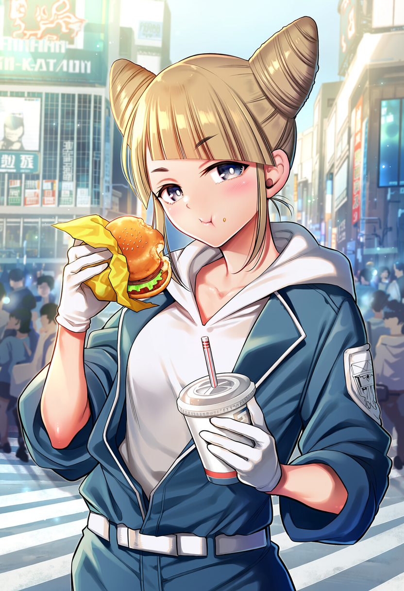 もぐもぐ…… | の人気AIイラスト・グラビア