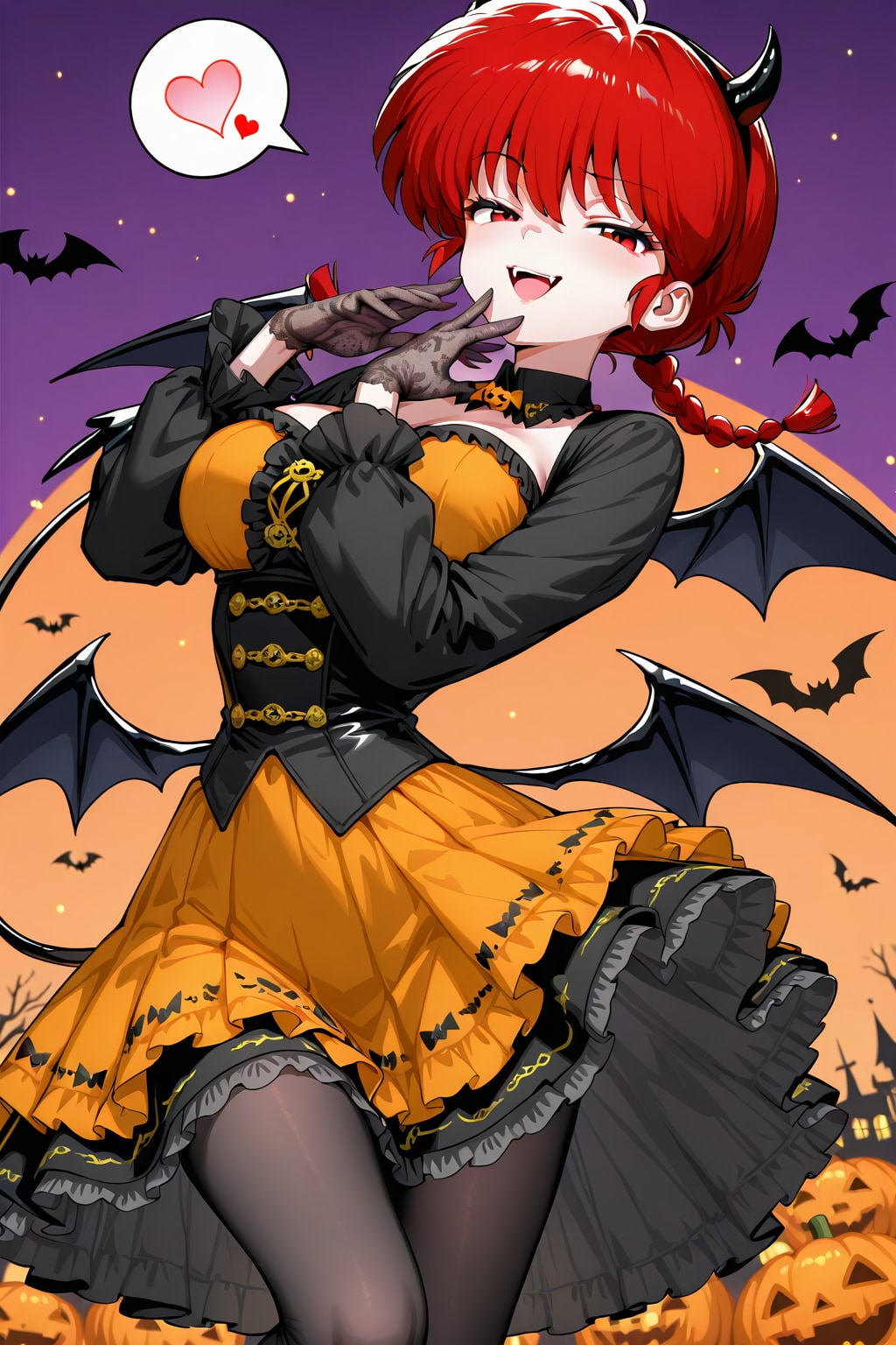 ハロウィン吸血鬼らんま