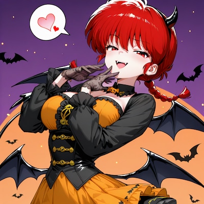 ハロウィン吸血鬼らんま