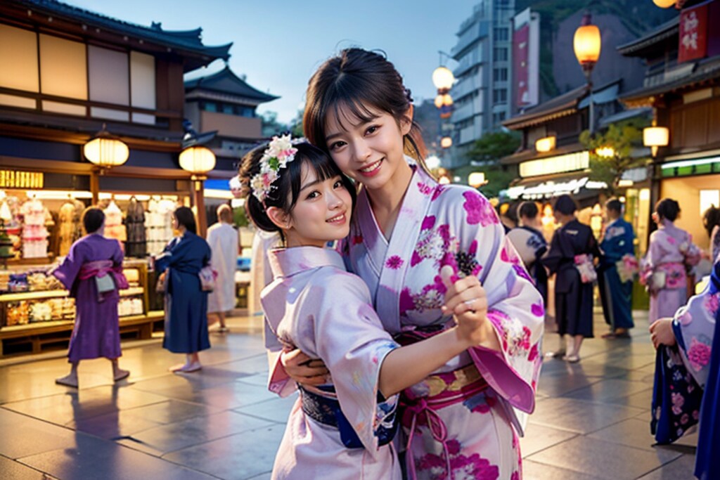 皆ではしゃいだ夏の夜祭