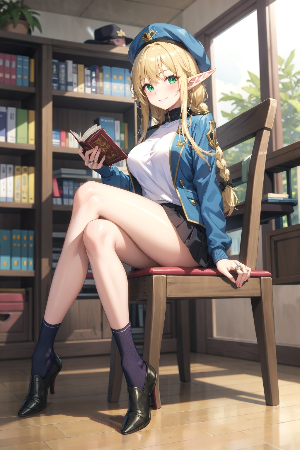 読書中