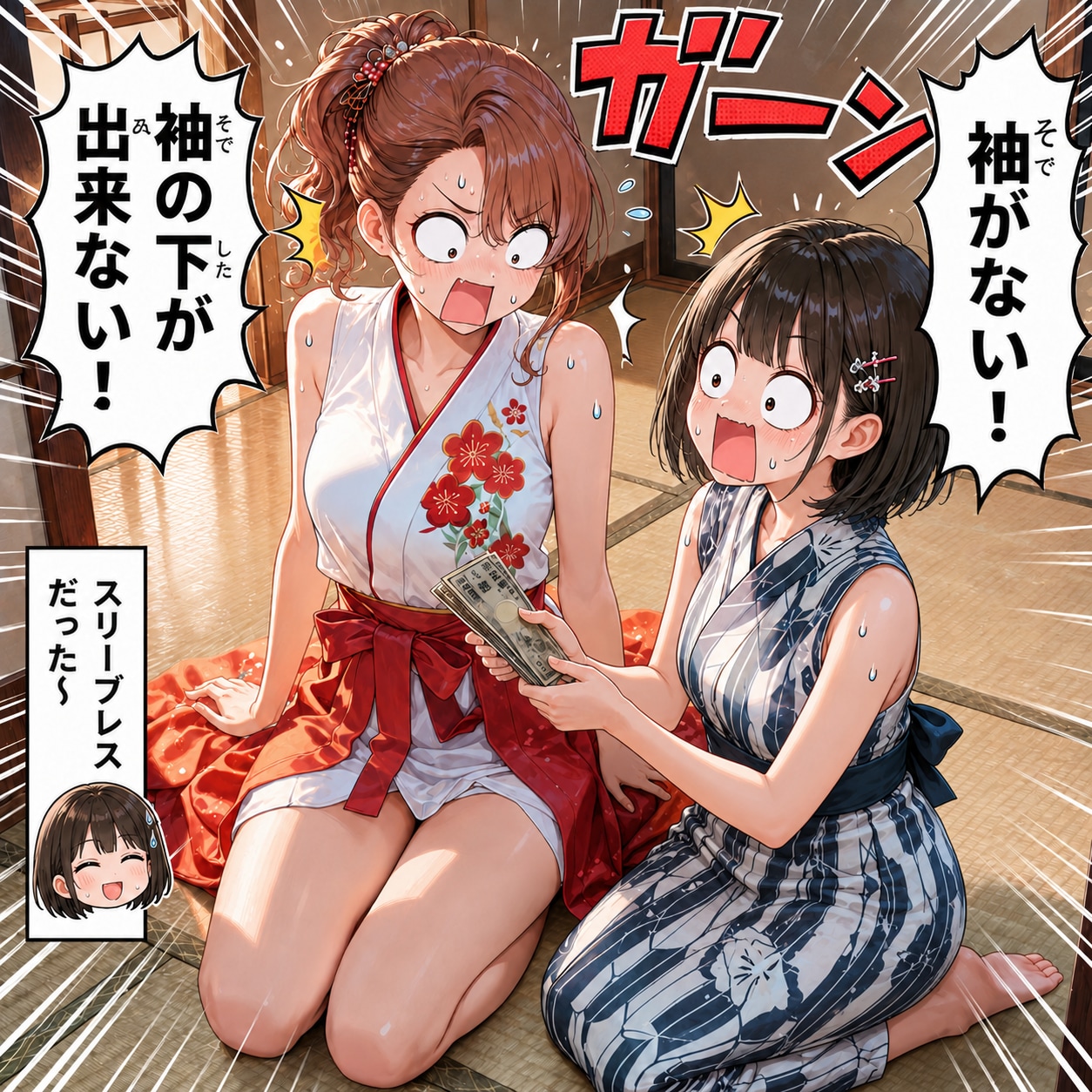 袖の下ができないッ!!
