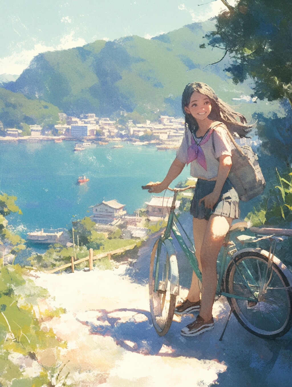 あとは下るだけだよ