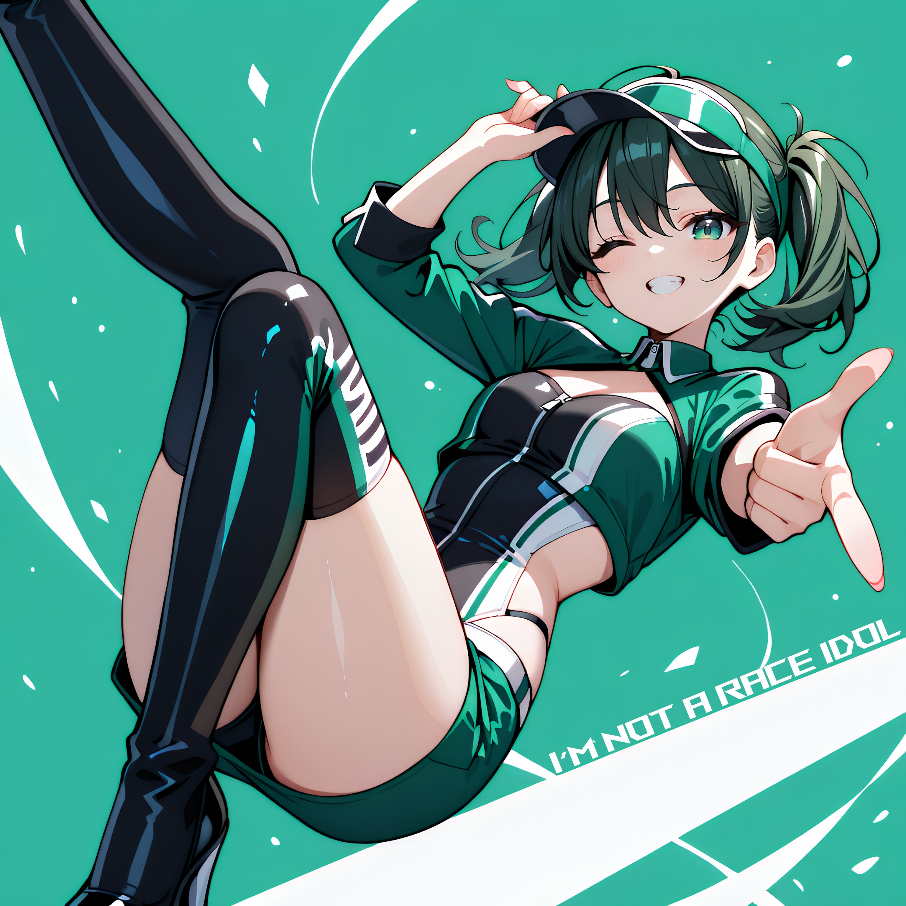 ジャケット風ポーズ