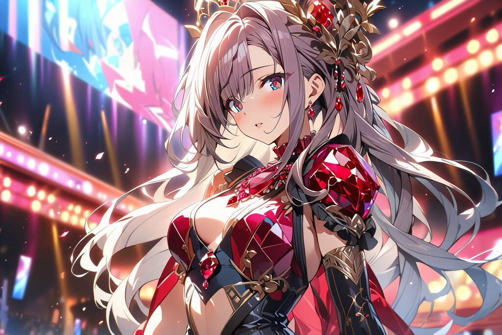 (ネタ)ルビーの宝石眼なアイドルのライブステージ