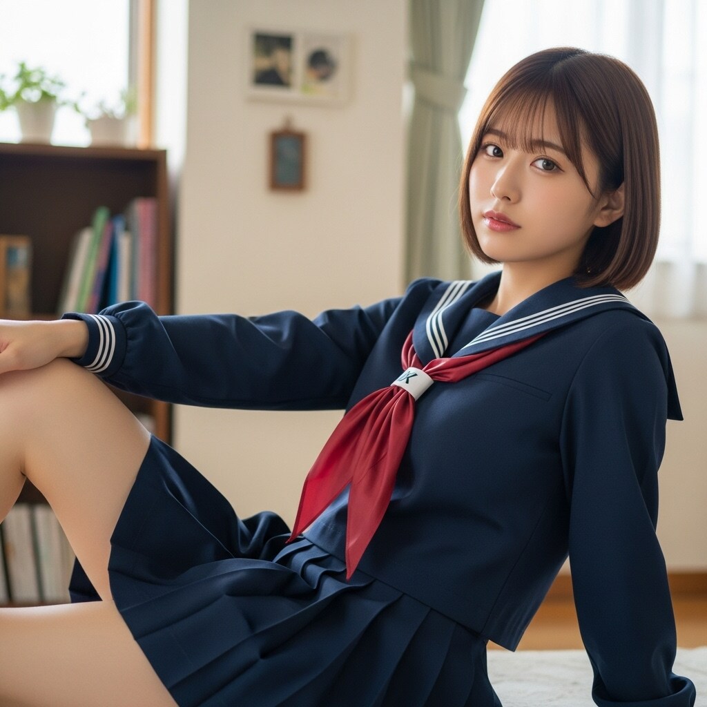 ＪＫ_自宅の日常