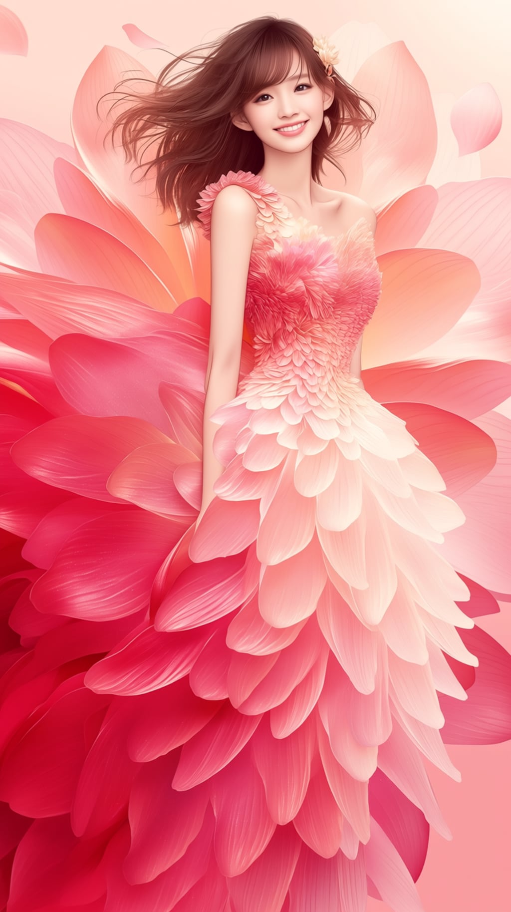花ドレスの君