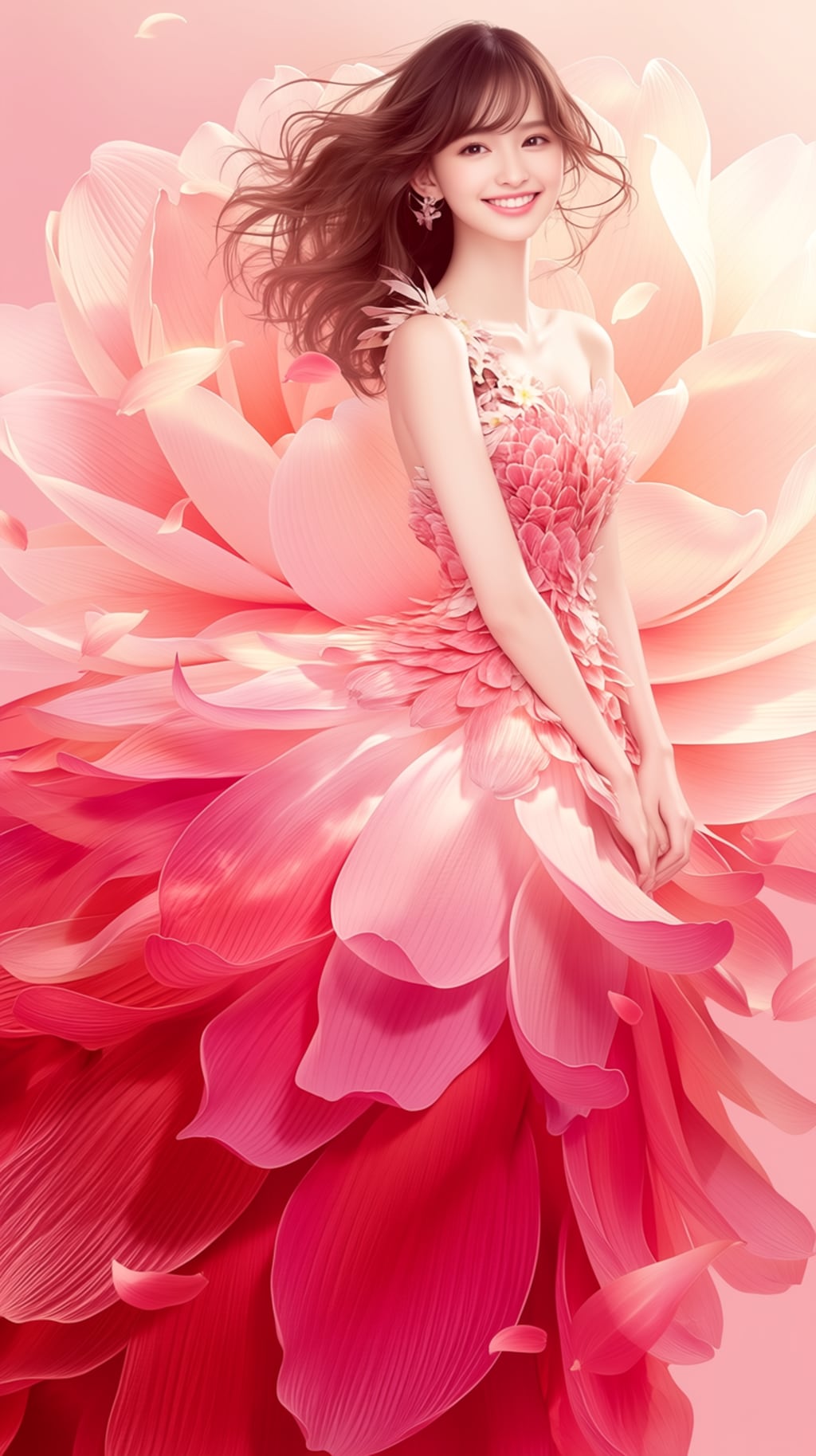 花ドレスの君