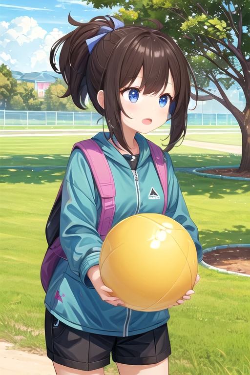 ○ートボールを作る女の子[ザートボール] | の人気AIイラスト・グラビア