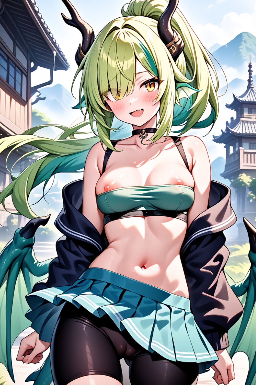 グリーンドラゴン娘ちゃん
