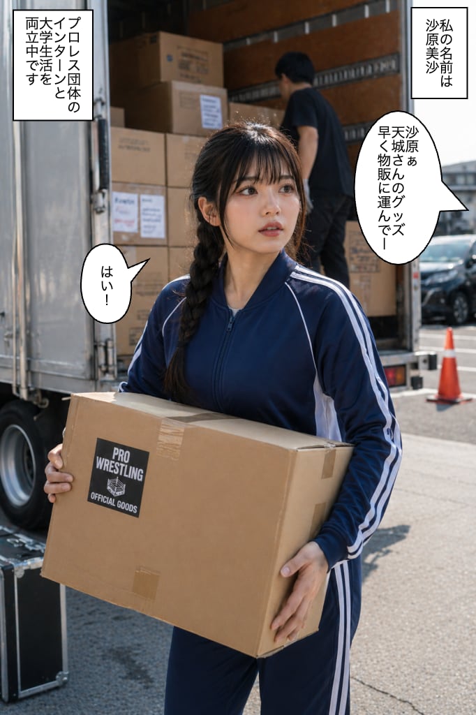 沙原美沙は特訓中