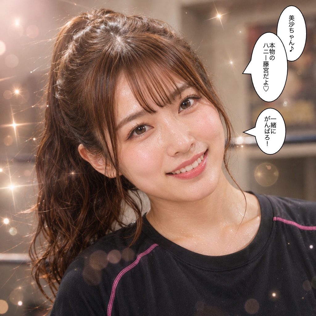 沙原美沙は特訓中