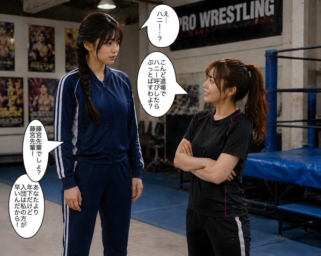 沙原美沙は特訓中