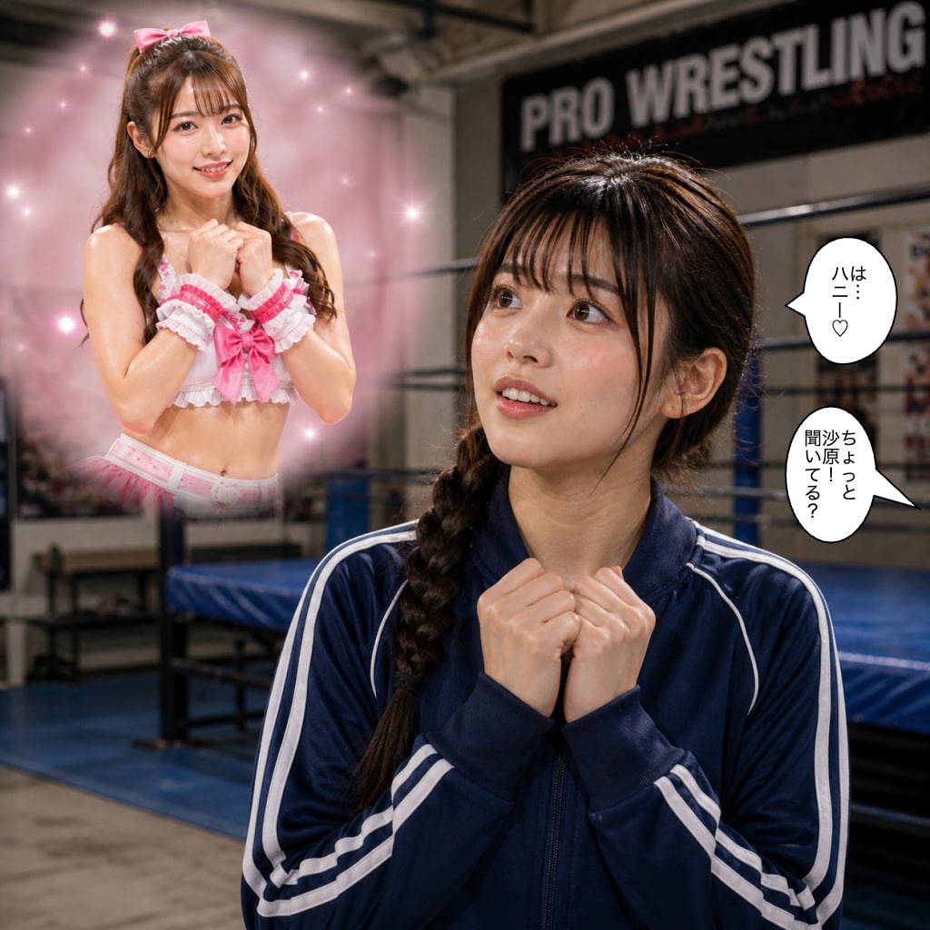 沙原美沙は特訓中