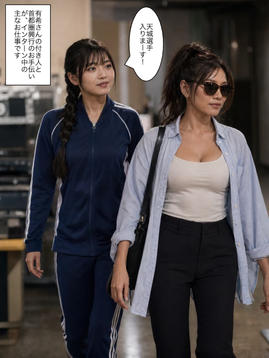 沙原美沙は特訓中