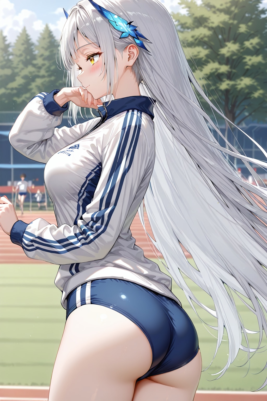 運動会のジルリィちゃん