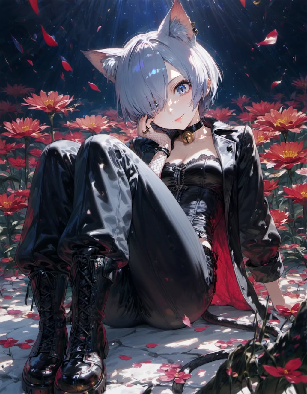 Scarlet Blooms of the Afterlife