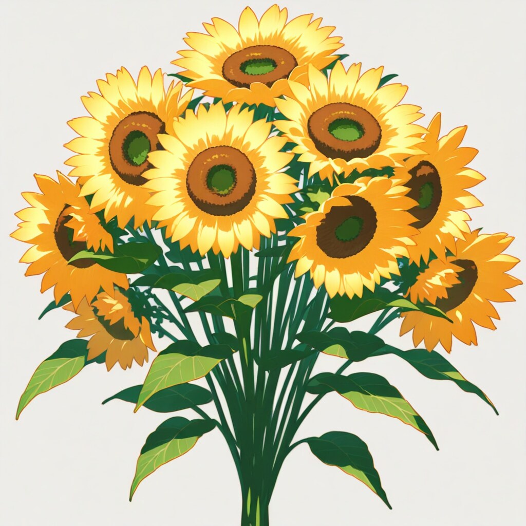 日本語生成:ひまわり（ドラゴン） | の人気AIイラスト・グラビア