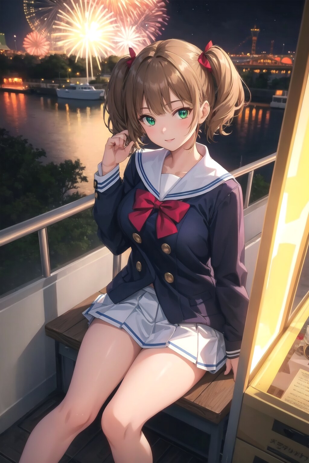 ここからの眺めは最高なの！ | の人気AIイラスト・グラビア