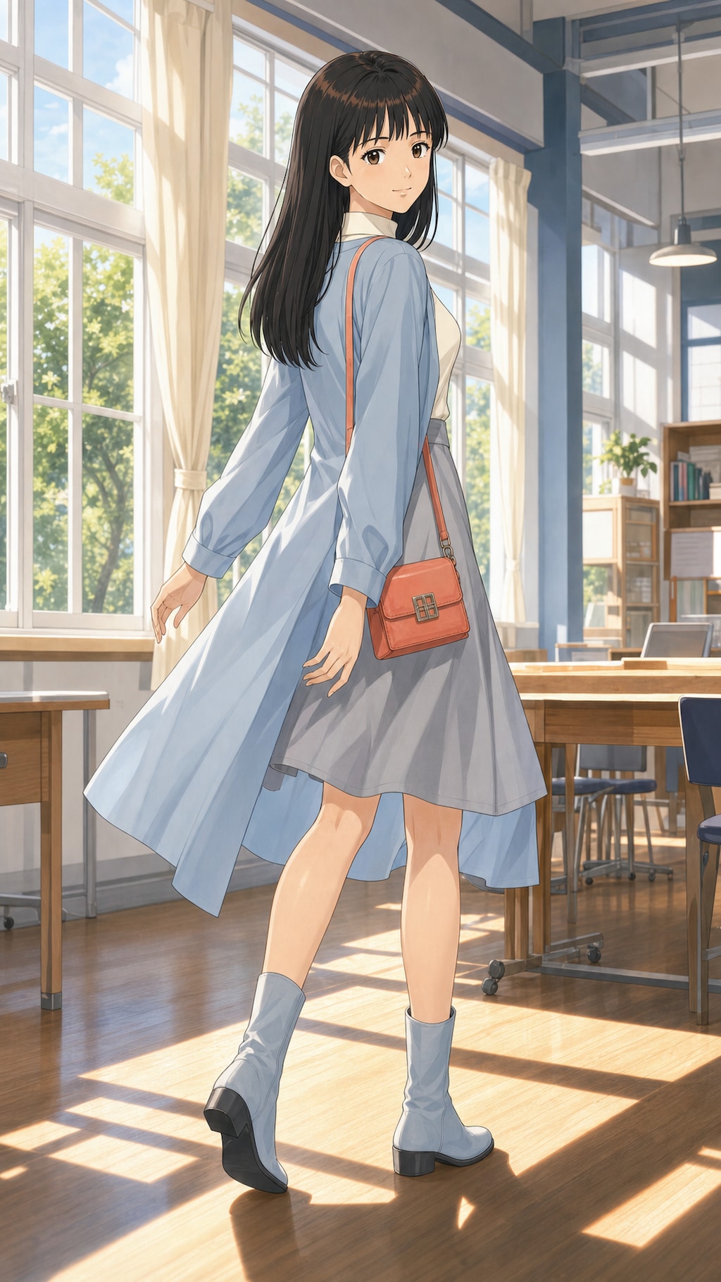 窓辺にほどける朝の光