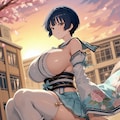 夜桜 4枚目