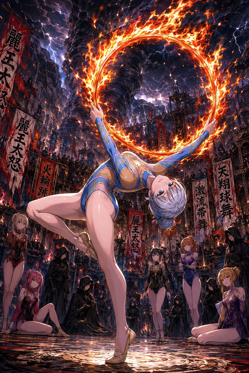 炎の輪舞! 麗王太怒火輪跳!