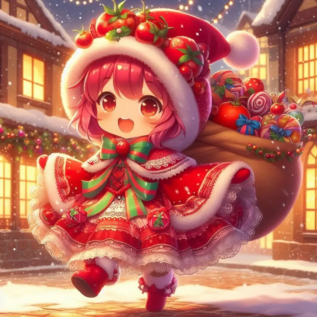 ちっちゃなサンタのトマトちゃん