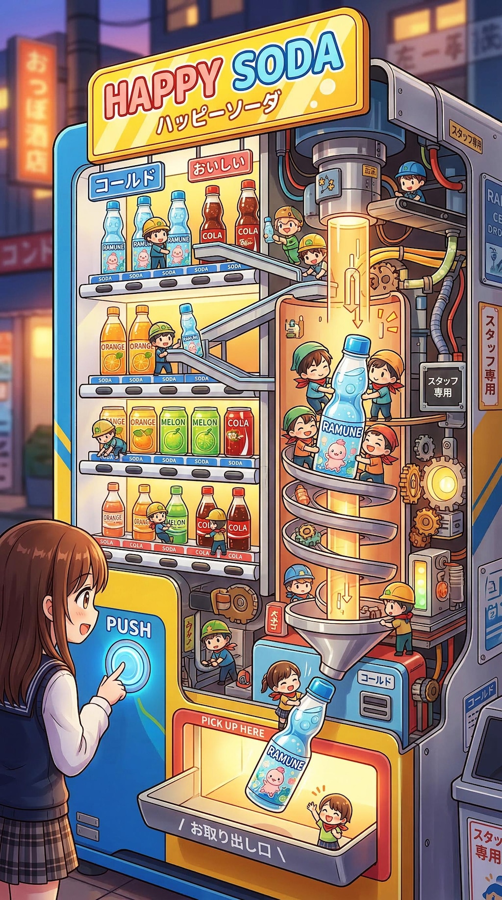 自動販売機の秘密