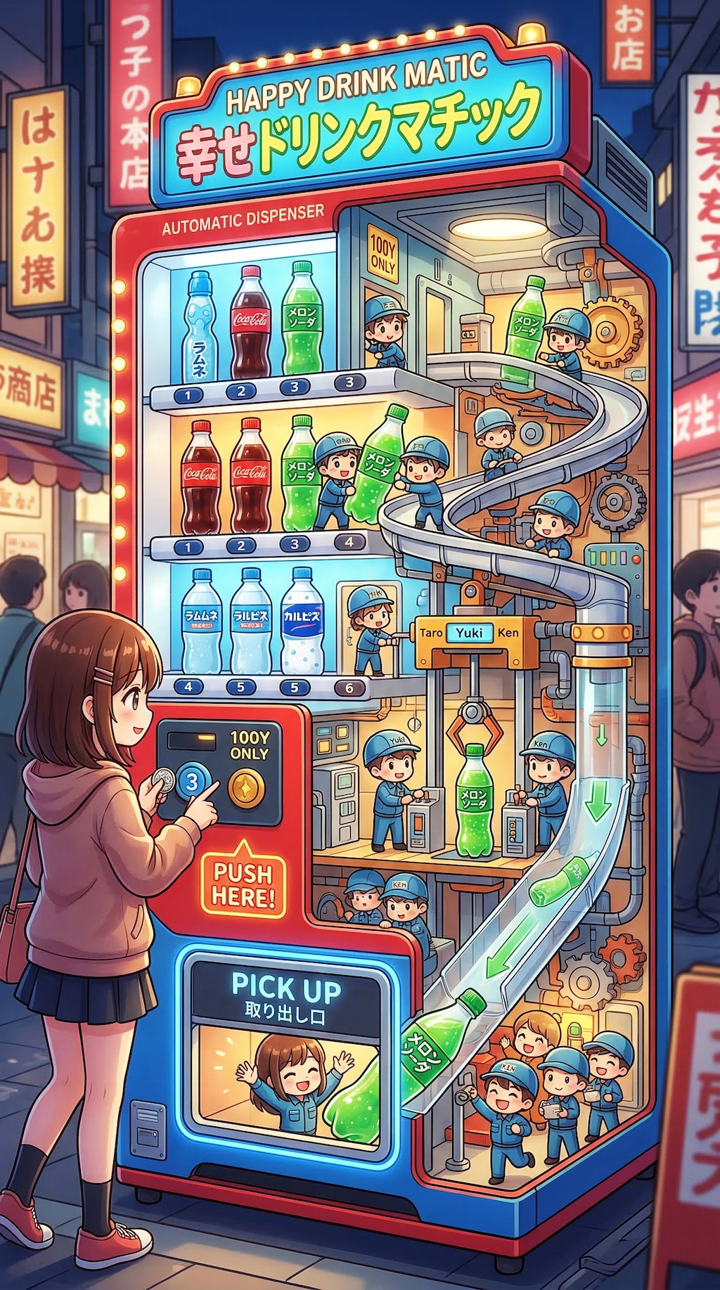 自動販売機の秘密