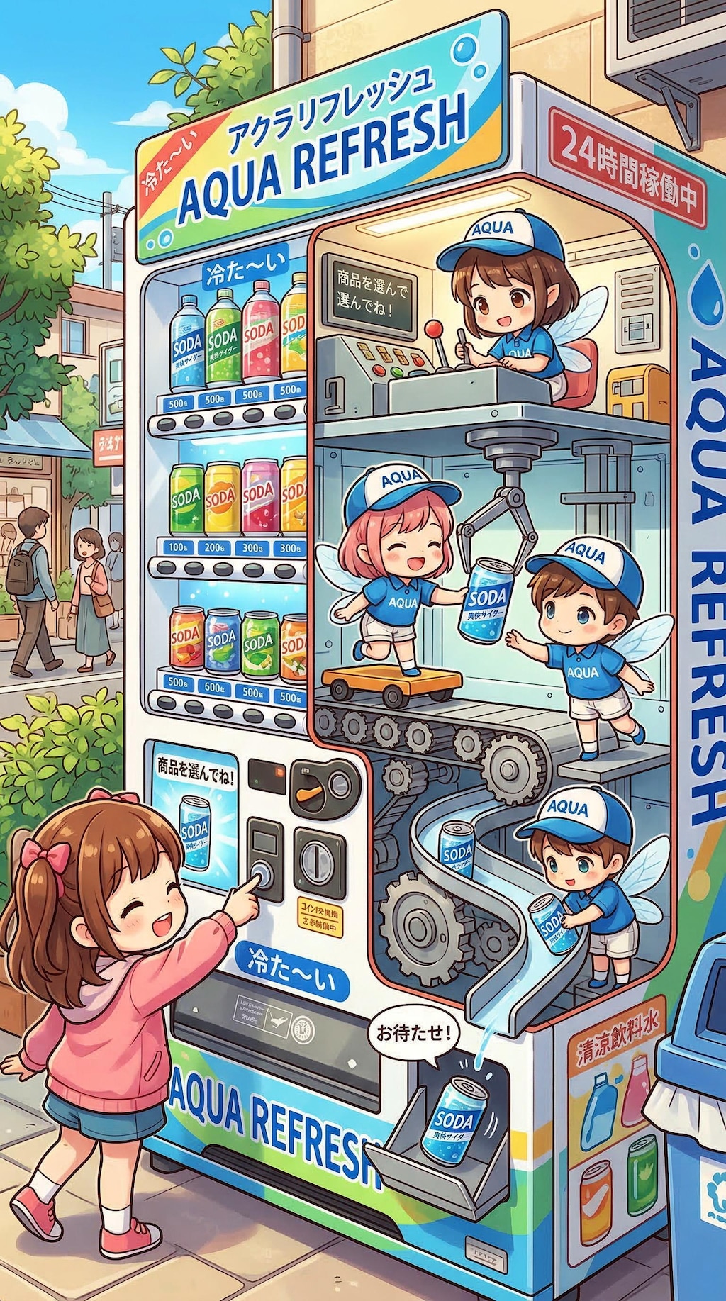 自動販売機の秘密