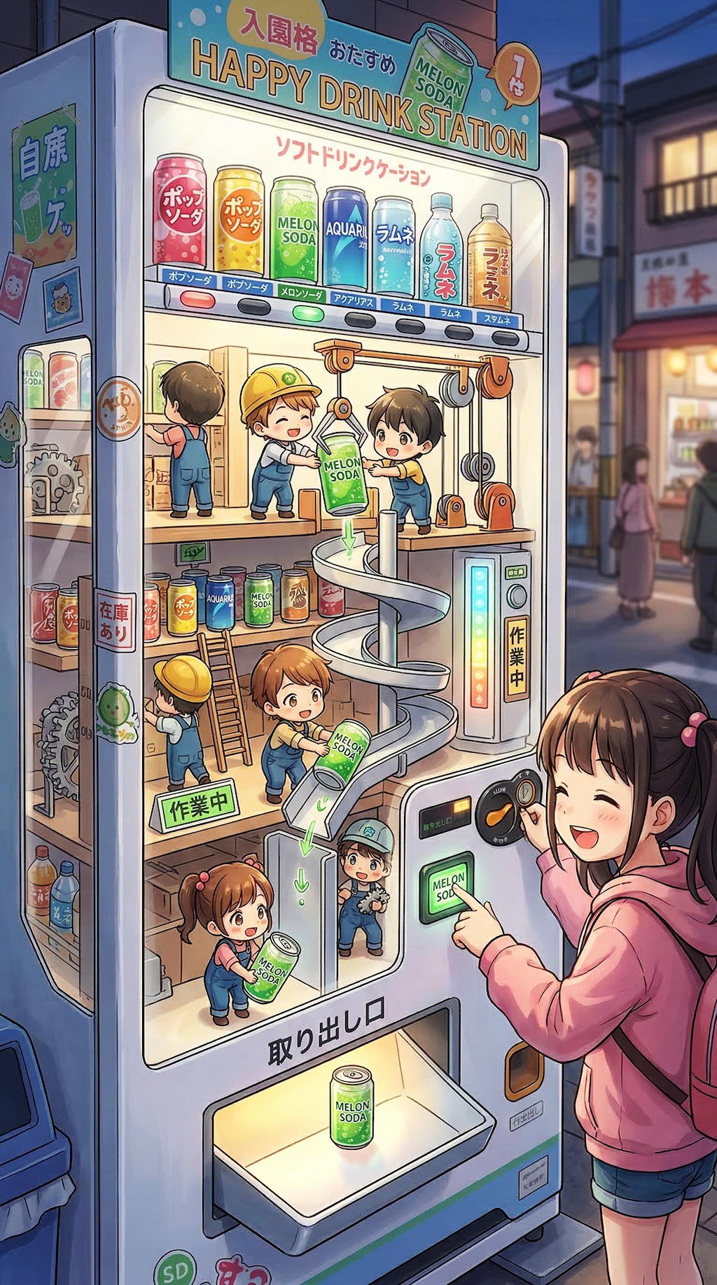 自動販売機の秘密