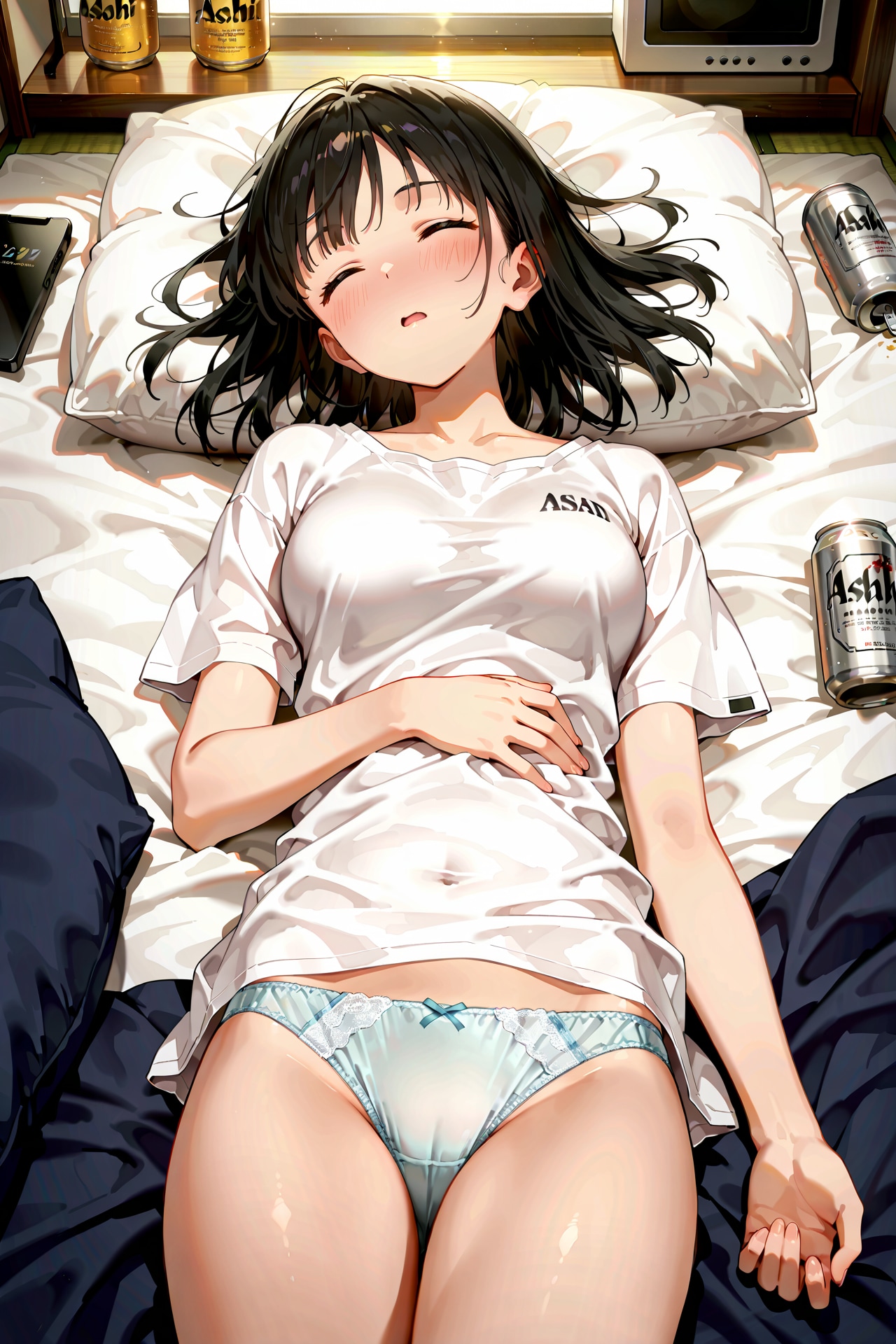 宅飲みハプニング♪～先輩の無防備な寝顔～ Z525
