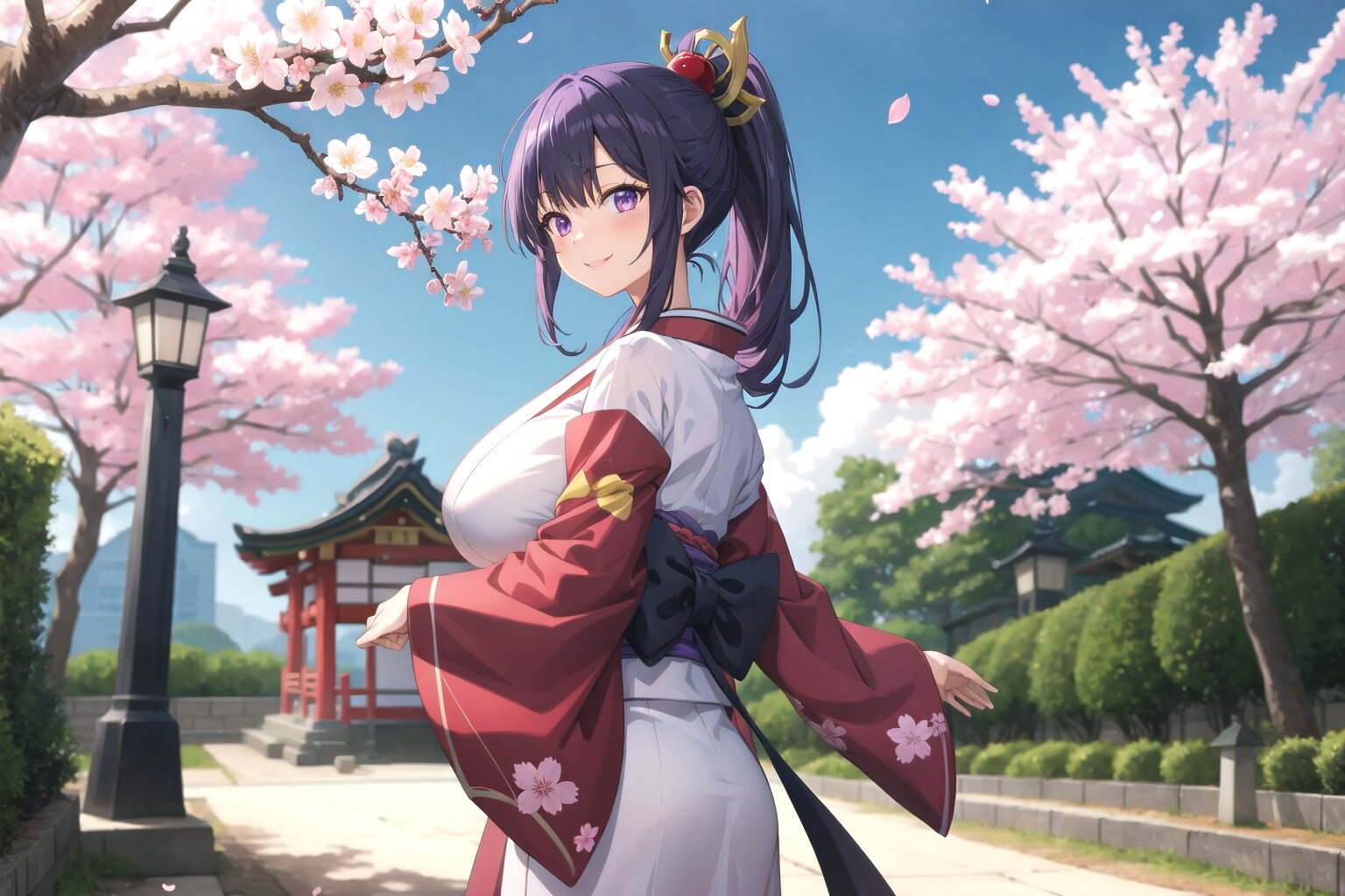 この着物、似合ってるかな？