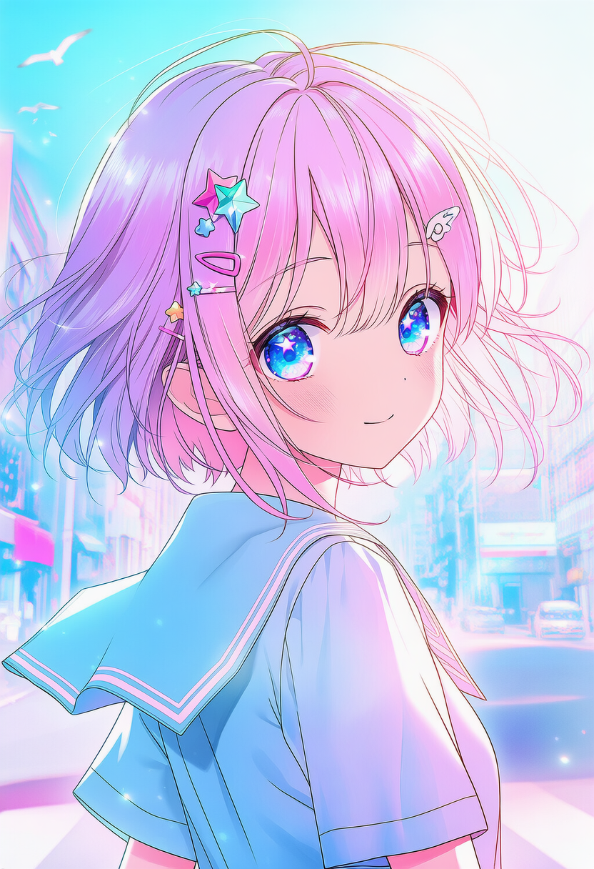パステル少女２