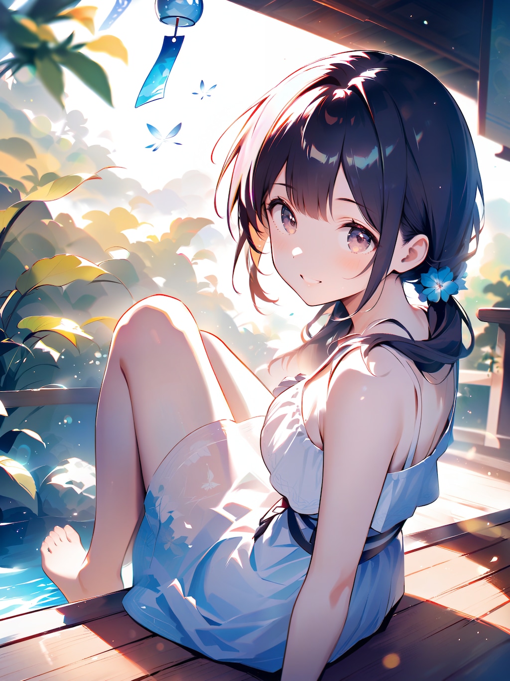 ゆれる音 過ぎし日々さえ 涼しけれ