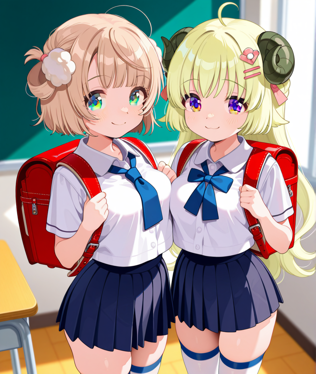 しぐれういちゃんとつのまきわためちゃん