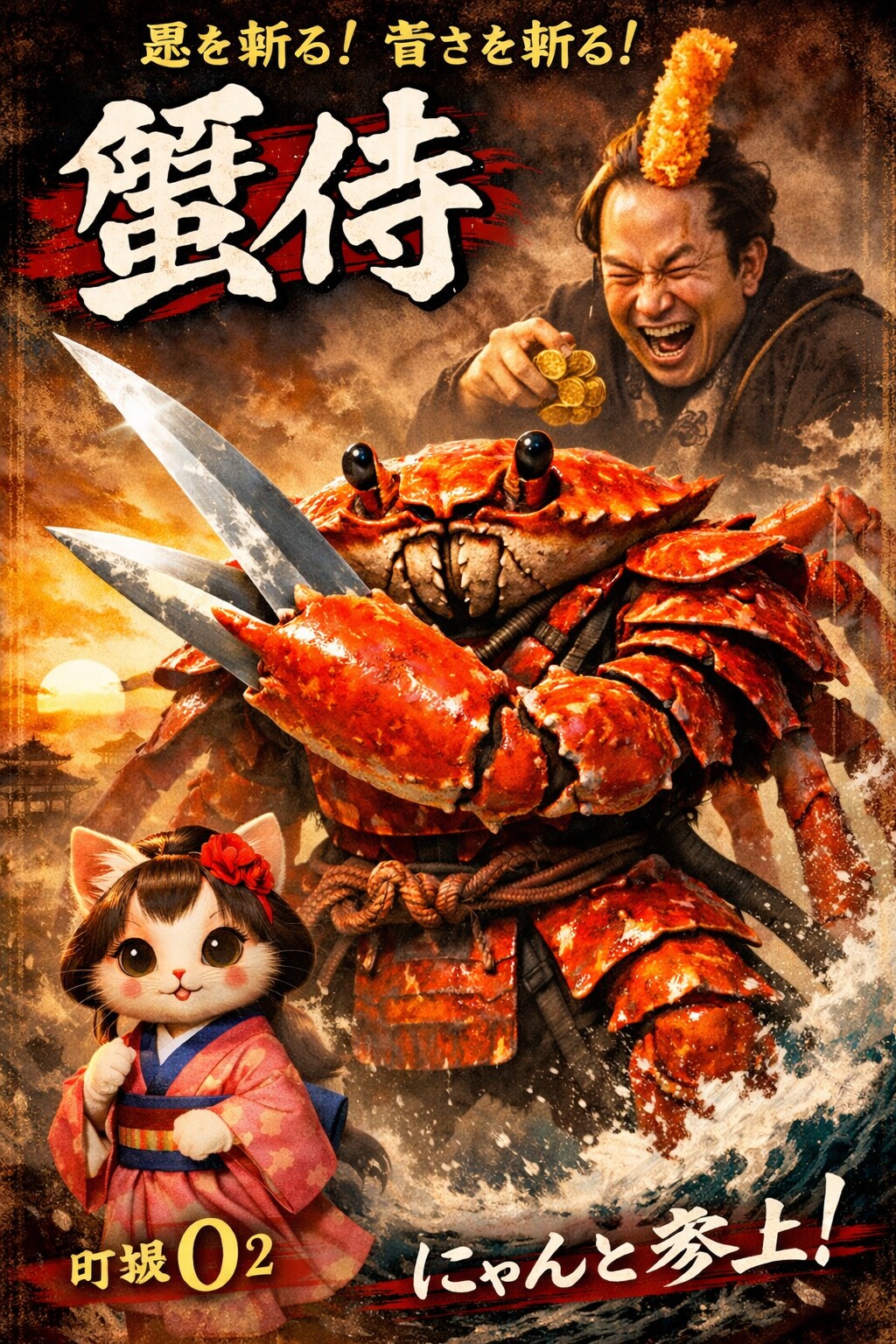 蟹侍 | の人気AIイラスト・グラビア