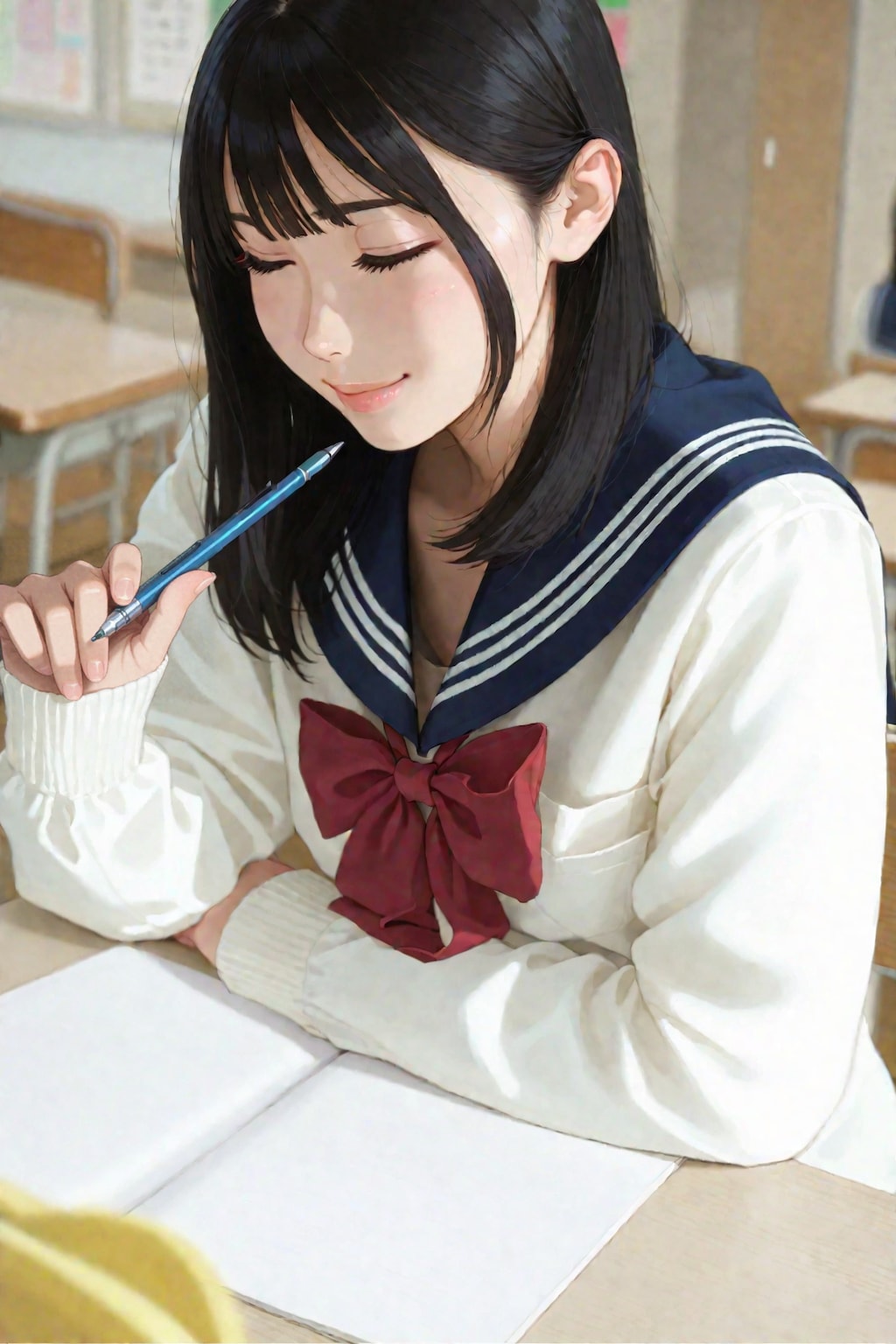 年上の彼女（勉強中）