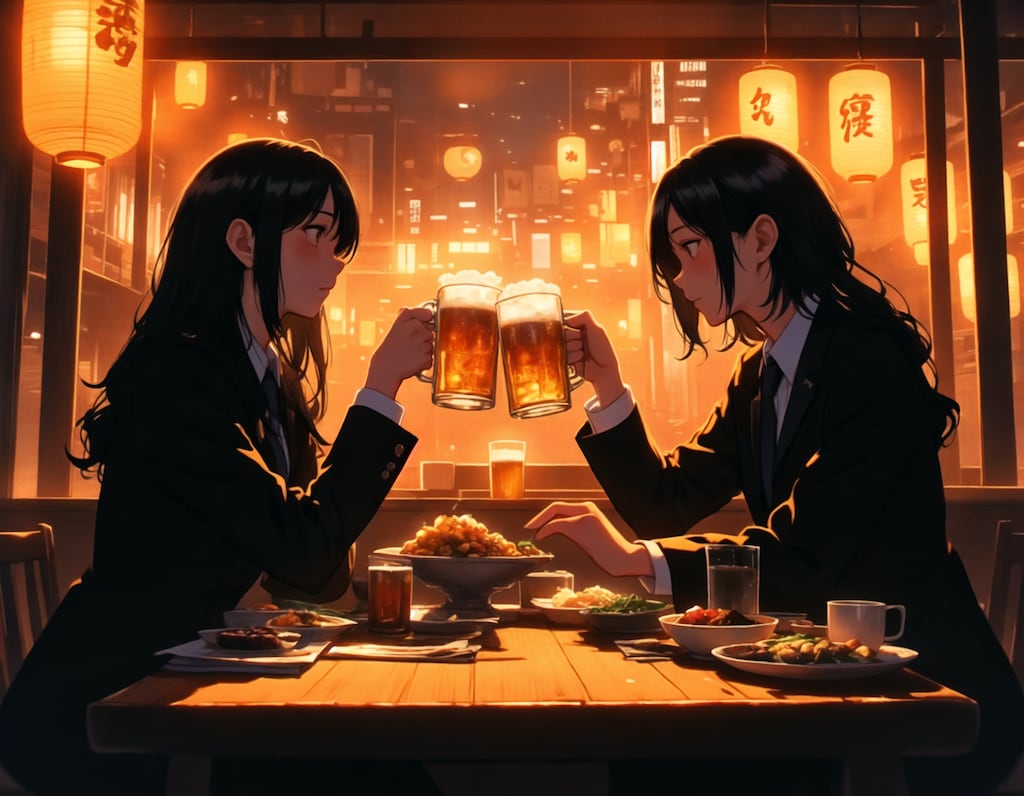 今年もお疲れの2人