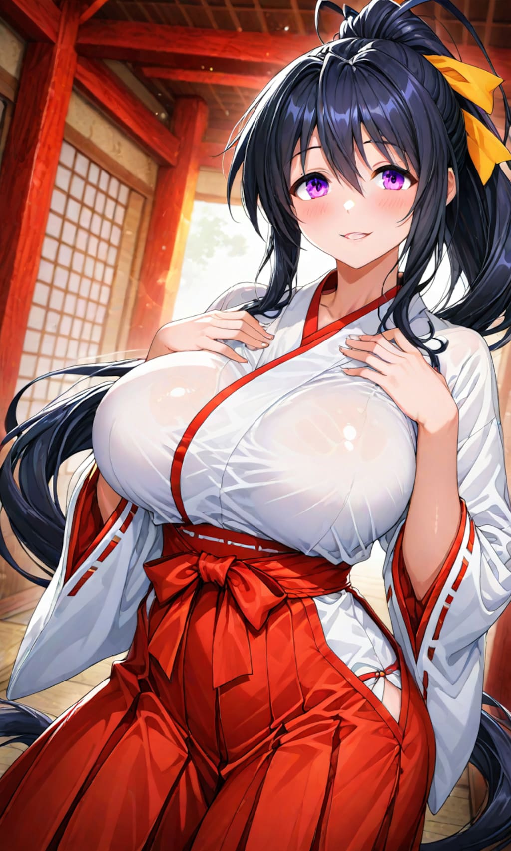 姫島朱乃（巫女コス・R-18）