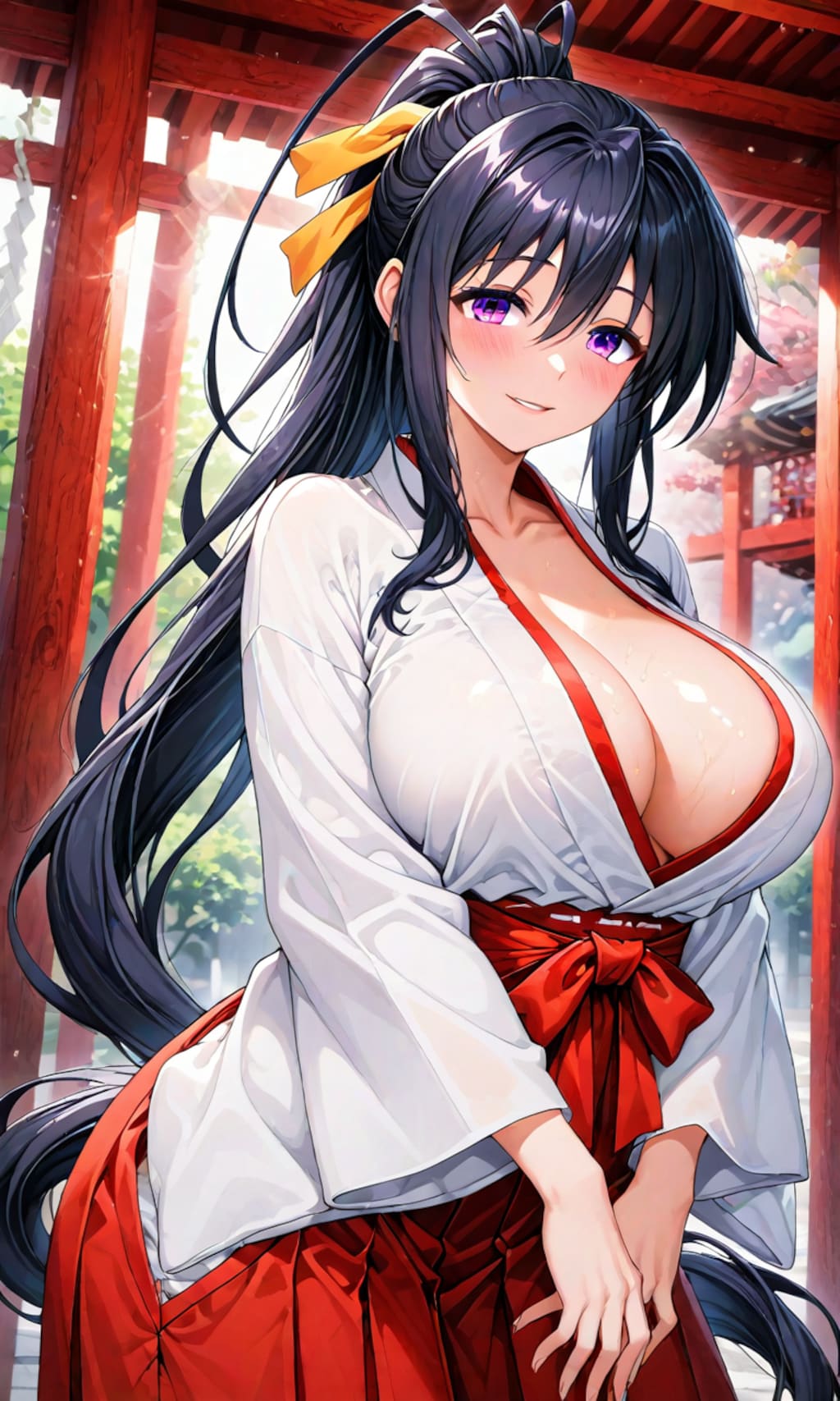 姫島朱乃（巫女コス・R-18）